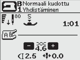 OMPELUTILA (670/690Q) Ompelutila näkyy kosketusnäytöllä, kun kytket virran koneeseen. Tästä löydät kaiken perustiedon, jota tarvitset voidaksesi ryhtyä ompelemaan.