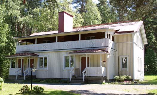 YMPÄRISTÖ Pihapiiriin sijaitsee nykyään metsän keskellä. Aiemmin (vrt. kartta 1935) pihan länsipuolelta avautuvalta peltoaukean yli näkymät jatkuivat mm.