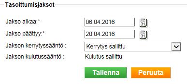 Työaikapankin henkilökohtaisten tasoittumisjaksojen lisääminen henkilölle jatkuu Valitaan Lisää