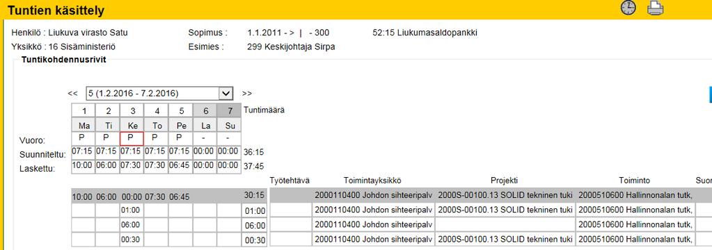 Poissaolojen käsittelystä Ajanhallinnassa jatkuu Aamulla tehty 1h työtä