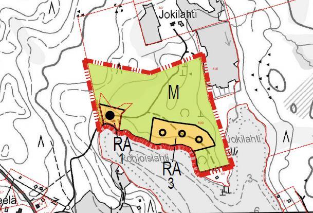 Rakennuspaikat sijoittuvat kaavamuutoksen jälkeen paremmin rakentamiseen soveltuvalle alueelle.