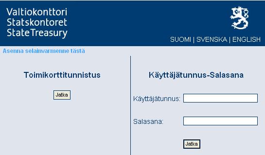 Ohjeistus uudesta tunnistuspalvelusta Kirjautuminen 6.3.2009 Sivu 1 Tahti-järjestelmän tunnistuspalvelu on vaihtunut. Tämä tarkoittaa sitä, että Tahtin tunnistuspalvelun osoite muuttuu.