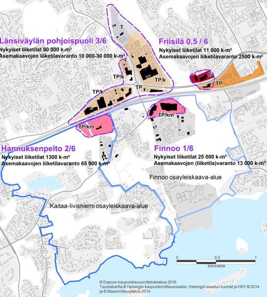 9 Kuva 5 2016). Suomenojan merkitykseltään seudullinen vähittäiskaupan suuryksikkö (Espoon kaupunki 2.2 Yleiskaavat 2.2.1 Espoon eteläosien yleiskaava Espoon eteläosissa on lainvoimainen yleiskaava, jonka kaupunginvaltuusto on hyväksynyt 2008.