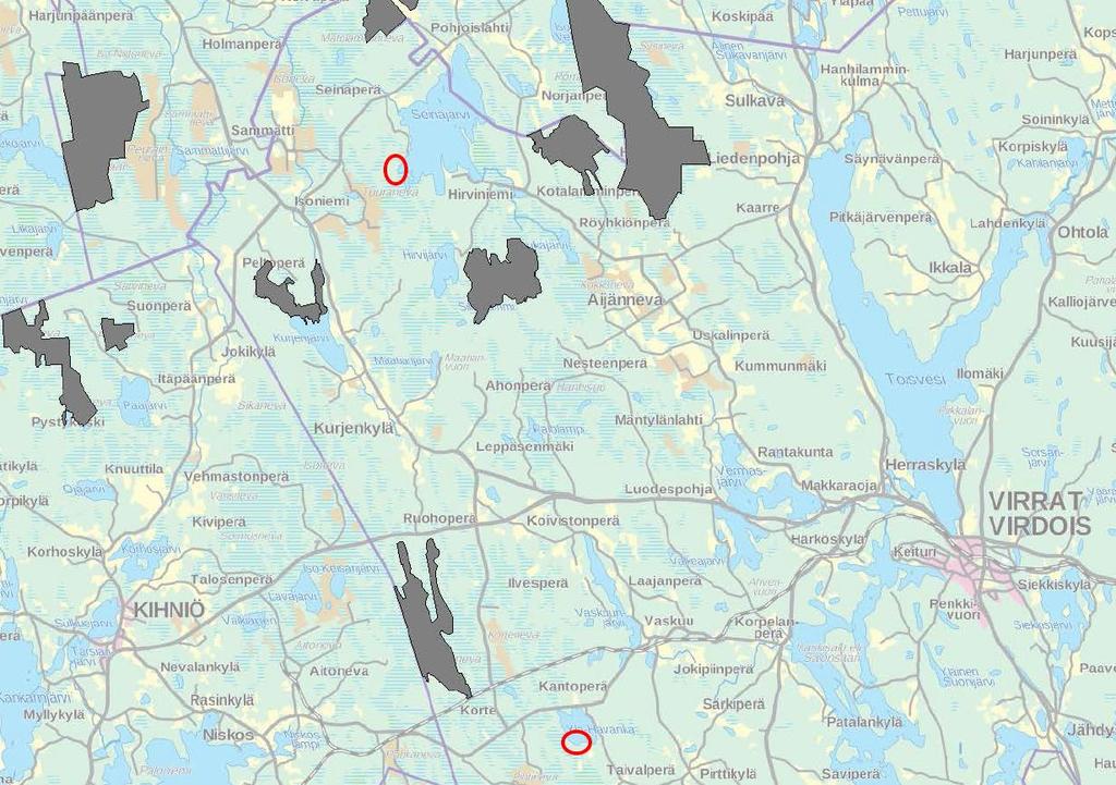 Alaosan eteläosa muuttuu hieman kosteaksi maaperäksi ja rakentaminen vaatii todennäköisesti siellä hieman enemmän toimenpiteitä, mutta pysyy edelleen rakentamsien