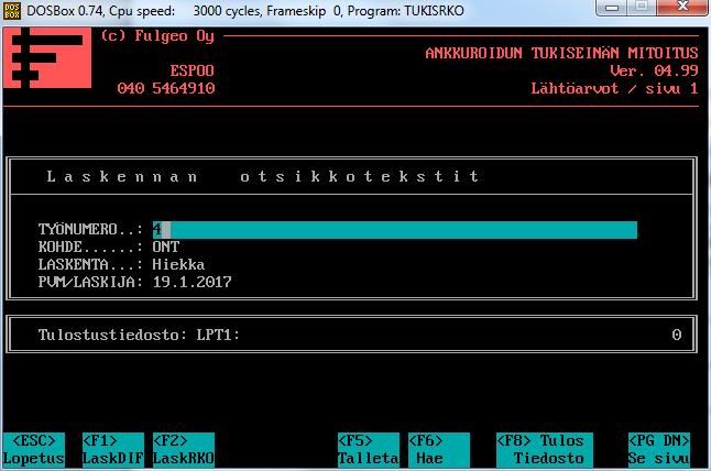 josta käyttäjä voi valita haluamansa ohjelman (kuva 29).