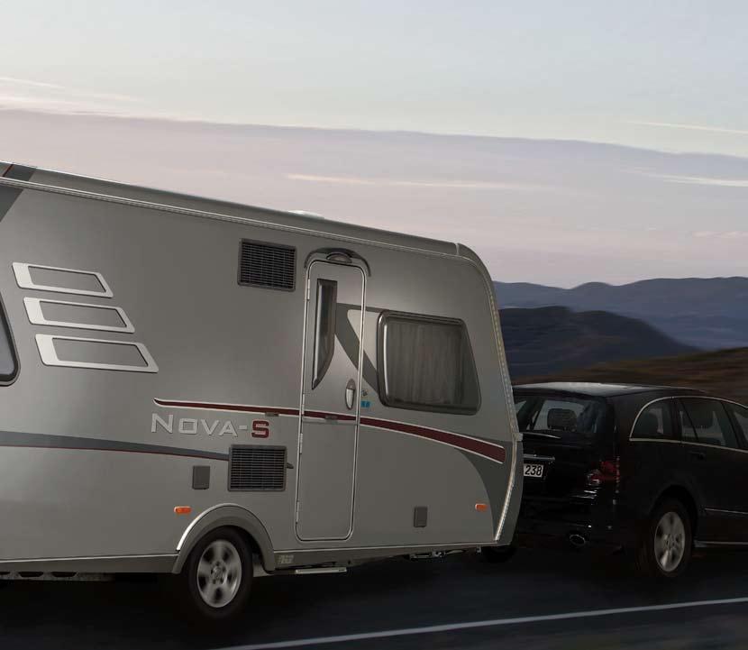 Nova SHymer-Nova S Vaunuilua luksusmuodossa Tämä vaunu on suunniteltu vastaamaan korkeaa vaatimustasoa.