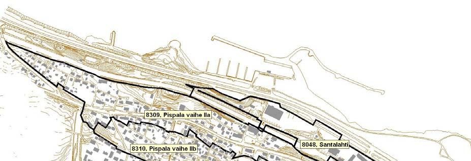 1-2 Kuva 2. Selvitykseen kuuluvat asemakaava-alueet Typpidioksidin mallinnuksessa on otettu huomioon typpimonoksidin muutunta typpidioksidiksi.