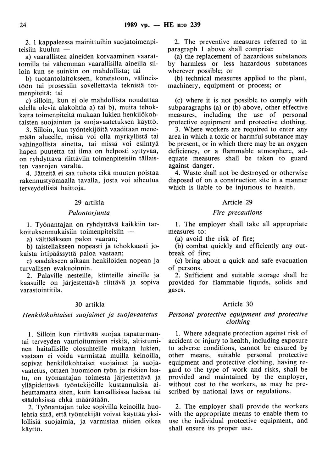 24 1989 vp. - HE n:o 239 2.