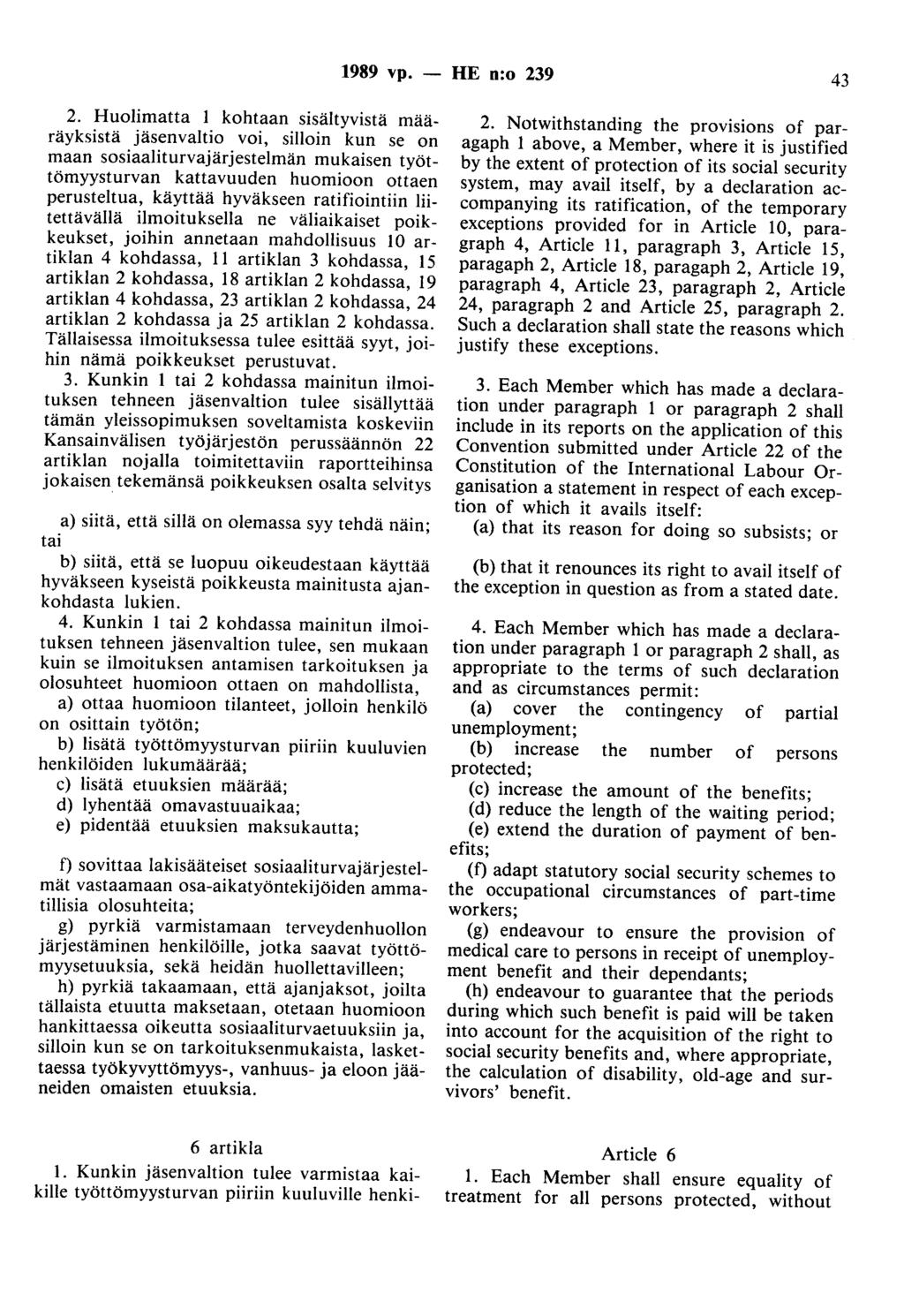 1989 vp. - HE n:o 239 43 2.