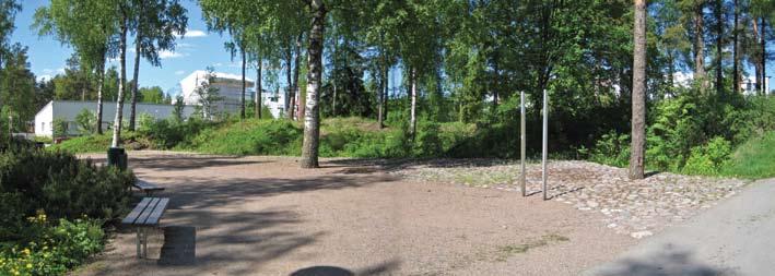 PUISTOT Linnoituksentien puistikko - Skvären vid Fätsningsvägen (36.) Nykytila Uusi puisto, joka liittyy saumattomasti Kivikonkaaren katuviheralueeseen.