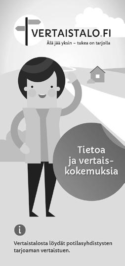 Vertaistalon löydät Terveyskylästä Ai mitä? Vertaistalo on verkkopalvelu, joka auttaa löytämään vertaistukea ja luotettavaa tietoa vertaistuesta.