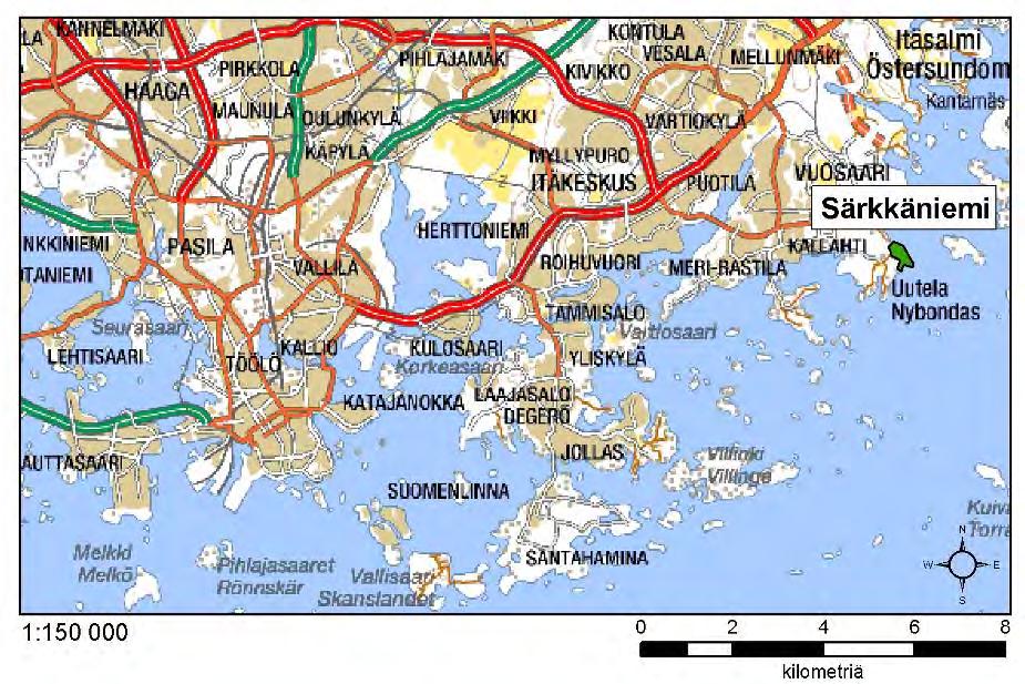 2 Työn tarkoitus ja tavoitteet Särkkäniemelle vuonna 1988 laaditun hoito- ja käyttösuunnitelman julkaisun jälkeen luonnonsuojelualueen käyttöpaine on lisääntynyt huomattavasti, mikä uhkaa alueen