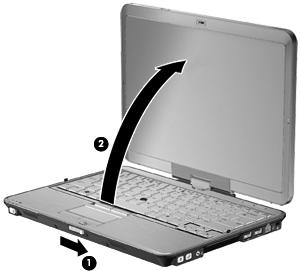 Kannettavan tietokoneen tila Jos haluat siirtää tietokoneen taulutietokonetilasta kannettavan tietokoneen tilaan, toimi