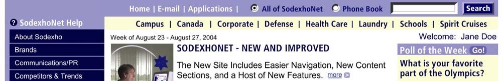 Case SodexhoNet: