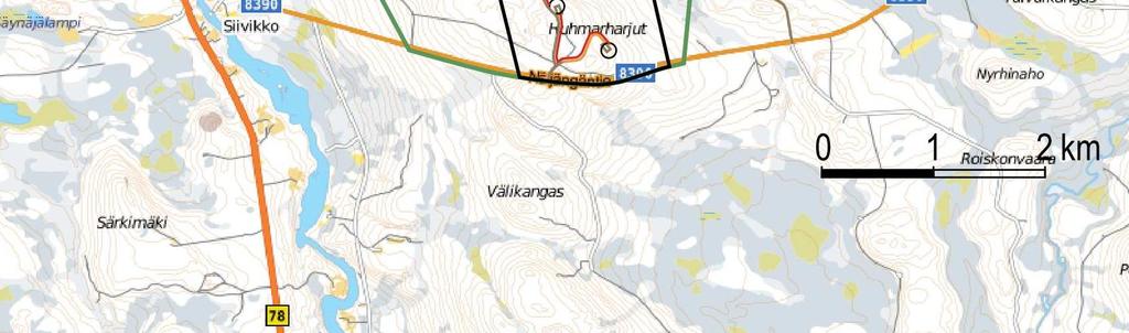 Kuvassa on esitetty sähkösuunnittelun osalta kahteen sähköasemaan perustuva