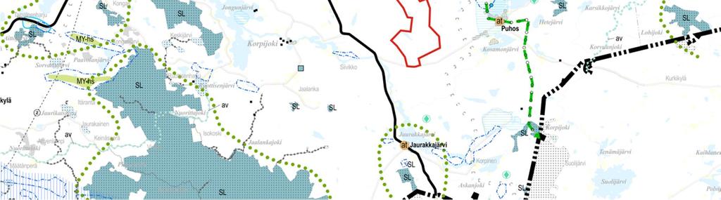 Vaihekaavojen teemat ja suunnittelutilanne ovat seuraavat: 1. Vaihemaakuntakaava (vahvistettu ympäristöministeriön päätöksellä 23.11.