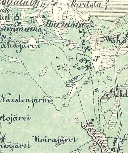 Toivio Kulttuuriympäristön selvitys 2016 Sivu 10 / 17 3.3 1800-luku ja 1900-luvun alkupuoli 1800-luvun aikana alueella oli tiettävästi kolme tai neljä torppaa, mutta ei muuta asutusta.