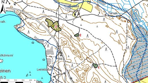 Aho-Kurkelan pohjavesialueelta (kuva 283) kartoitettiin kolme soranottoaluetta. Alueiden kunnostustarve on vähäinen aluetta 3 lukuun ottamatta. Alue on muotoiltu, mutta paljas kasvillisuudesta.