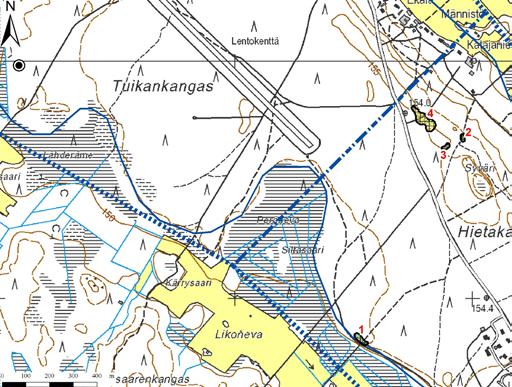 Parannankangas A:n ja Parannakangas B:n (kuvat 287-288) kartoitettiin yhteensä kuusi soranottoaluetta.