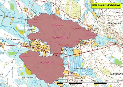 Järvien välisellä kankaalla on asutusta ja noin 65 hehtaaria peltoja, mutta muut rannat ovat suurimmaksi osaksi asumattomia.