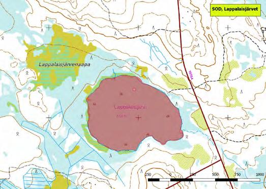 920004 Sodankylä, Lappalaisjärvi (P) (7453084:468940) 71 ha (Natura, Lintuvesiohjelma, FINIBA) Pieni, keskiravinteinen Lappalaisjärvi on yhä arvokas kosteikkolintujen pesimäalue,