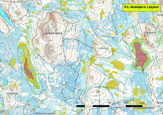 920162 Ylitornio, Jänkkäjärvi-Lylyjärvi (P) (7371616:391871) 145 ha (Lintuvesiohjelma) Lintualueen muodostaa kaksi soiden ympäröimää pientä järveä Mellakosken koillispuolella.