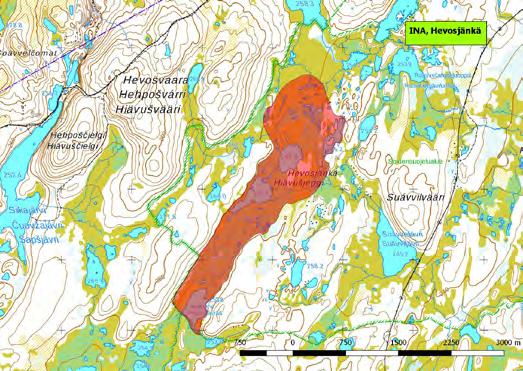 920448 Inari, Hevosjänkä (P) (7699216:505002) 420 ha (Natura, Soidensuojeluohjelma) Pieran Marin jängän soidensuojuelualueen (920019) yhteyteen kuuluva