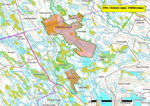 Sieltä löytyy kattavasti erilaisia suotyyppejä: pohjoisessa on pääosin karuja suoalueita, eteläosassa rehevämpiä soita, ja niiden välissä Katosojan varressa myös metsäisempää maastoa