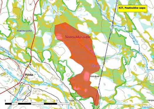 Alueen länsireunassa kulkee maantie, mutta sen vaikutus rajoittunee vain suon länsiosiin.