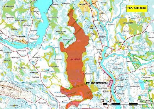 920104 Pelkosenniemi, Kilpiaapa (P) (7442888:517820) 1839 ha (Natura, FINIBA) Kuntakeskuksen länsipuolella sijaitseva Kilpiaapa on monipuolinen lintusuo. Varsinkin kahlaajalajisto on runsas.