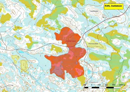 920000 Ranua, Joutensuo (P) (7336331:492730) 200 ha (Natura) Ranua-Pekkala-tien (942) länsipuolella sijaitseva Joutensuo on osa samannimistä Natura-aluetta, joka perustettiin alueen arvokkaiden