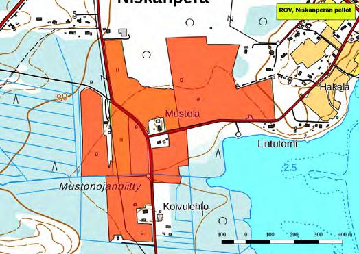 920456 Rovaniemi, Niskanperän pellot (P) (7371496:438015) 30 ha Rovaniemen eteläpuolella Kemijokivarressa sijaitseva Niskanperän pelto- ja niittyalue on lappilaisittain edustava lintukohde.