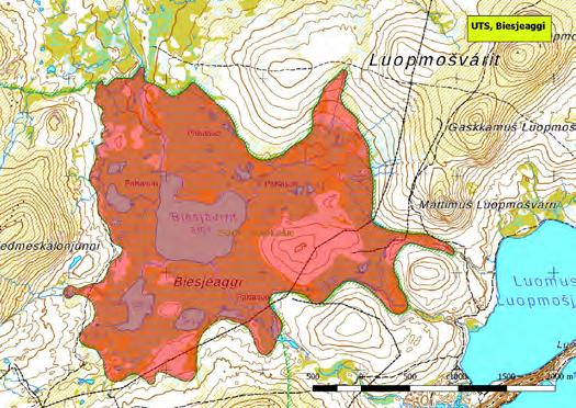 920106 Utsjoki, Piessuo (P) (7703783:466840) 672 ha (Natura, Soidensuojeluohjelma, FINIBA) Karigasniemen Ailikastunturin kainalossa piilotteleva Piessuo on palsasuovaltainen kosteikko, joka tunnetaan