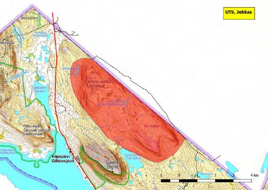 920474 Enontekiö, Saana-Iso-Jehkas- Korkea-Jehkas-Pikku-Jehkas (P) (7673086:253880) 3281 ha (FINIBA) Tämä lintualue muodostuu Saanan ja Norjan