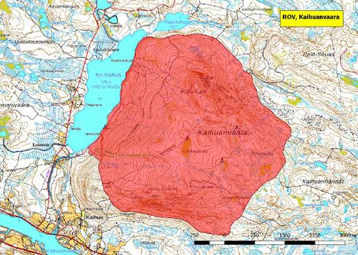 920311 Rovaniemi, Kaihuanvaara (P) (7362080:495483) 1660 ha Kemijokivarressa Pekkalan kylän pohjoispuolella sijaitseva Kaihuanvaara on Kivaloiden vaarajakson pohjoisin osa.