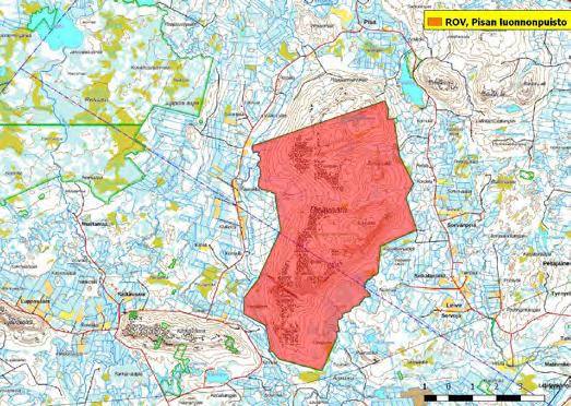 910045 Rovaniemi, Pisavaara (P) (7352324:414462) 4883 ha (Luonnonpuisto, Natura, FINIBA) Rovaniemen ja Tervolan kuntiin jakautuva Pisavaaran luonnonpuisto on yksi Peräpohjolan luonnontilaisimmista