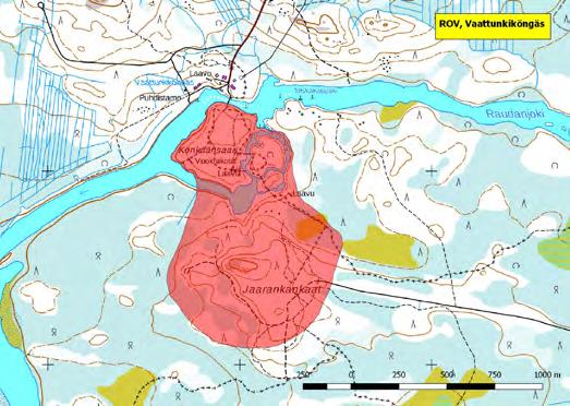 920317 Rovaniemi, Vaattunkiköngäs (P) (7385512:461183) 197 ha Vaattunkiköngäs kuuluu Napapiirin retkeilyalueeseen Olkkajärven itäpuolella, noin 20 kilometriä Rovaniemeltä pohjoiseen.