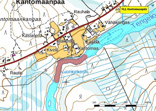 920324 Ylitornio, Luonionkoski (T) (7370187:368962) 2 ha Kantomaanpäässä sijaitseva Luonionkoski on toinen