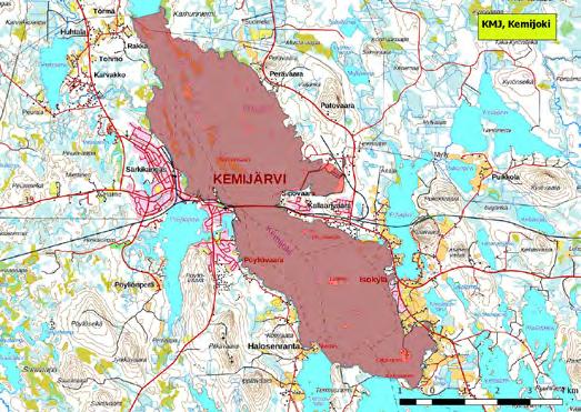 920247 Kemijärvi, Kemijärven pohjoisosa (K,Kk,Ks,P) (7399905:519819) 3592 ha (FINIBA) Säännöstellyn Kemijärven pohjoisosa keskustaajaman molemmin puolin on yksi Lapin merkittävimmistä lintukohteista.