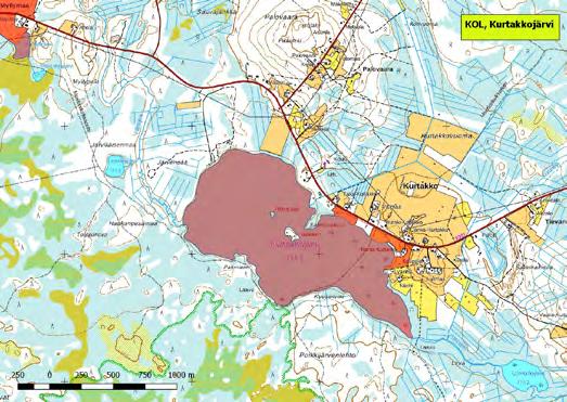 920284 Kolari, Kurtakkojärvi (K,Ks) (7478052:378863) 126 ha Kurtakon kylän ja Kivijärvenvuoman soidensuojelualueen välissä