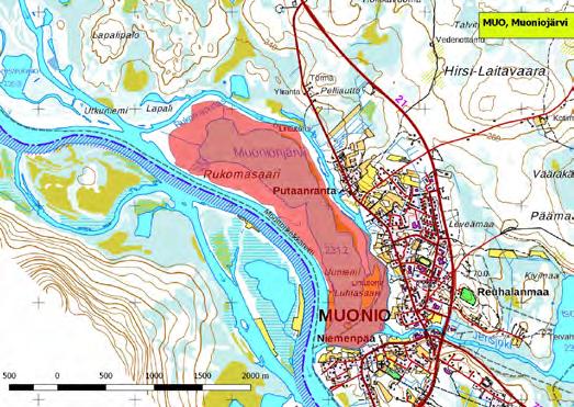 920372 Muonio, Muonionjärvi (K,Kk,Ks,P) (7543060:359842) 206 ha (Lintuvesiohjelma) Muonionjärvi on osa Lintuvesiohjelmaan kuuluvaa Muonionjärvi-Utkujoki-aluetta.