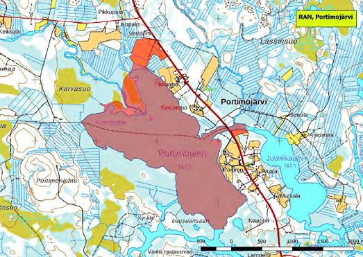 920157 Ranua, Portimojärvi (Kk,Ks) (7330817:469506) 318 ha Ranuan Portimojärvi on joutsenten vakituinen kerääntymisalue kesäisin ja syksyisin.