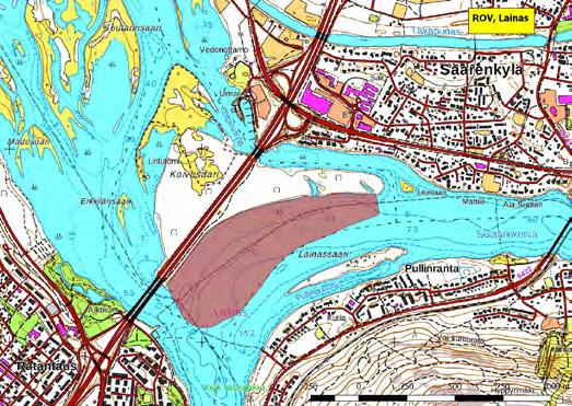 920418 Rovaniemi, Lainas (Ks) (7377609:444330) 34 ha Lainas on iso suvanto Kemijoen ja Ounasjoen yhtymäkohdassa kaupunkikeskustan koillispuolella.