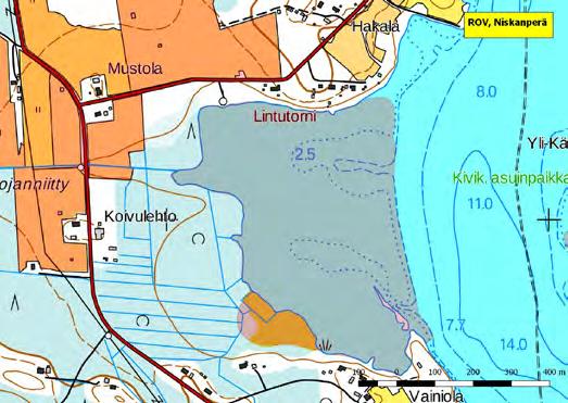 920310 Rovaniemi, Niskanperä (K,Kk,Ks,P) (7371045:438387) 39 ha Niskanperän allas on voimalarakentamisen ja vedennousun myötä Kemijokeen syntynyt lahti.