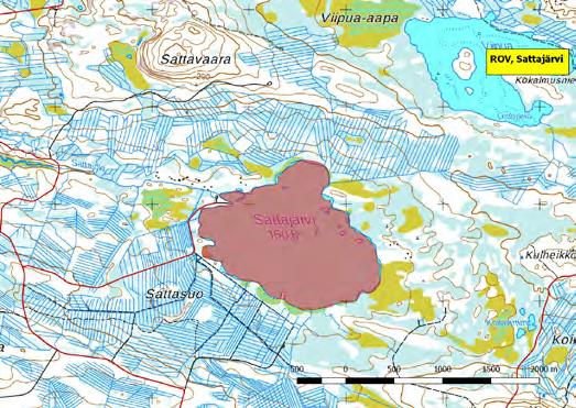 920300 Rovaniemi, Sattajärvi (P) (7371417:488632) 190 ha Vanttausjärven itäpuolella sijaitseva Sattajärvi on arvokas