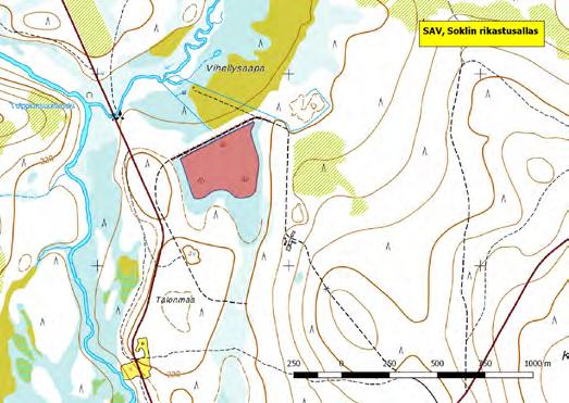 920452 Savukoski, Soklin kaivoksen rikastamoallas (P) (7520551:593659) 11 ha Tulppion