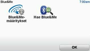 4. Laiteparin muodostaminen ja yhdistäminen Laiteparin muodostaminen ja yhdistäminen Blue&Me-TomTom -navigaattori ja auton Blue&Me-sovellus ovat yhteydessä toisiinsa Bluetooth-yhteydellä.