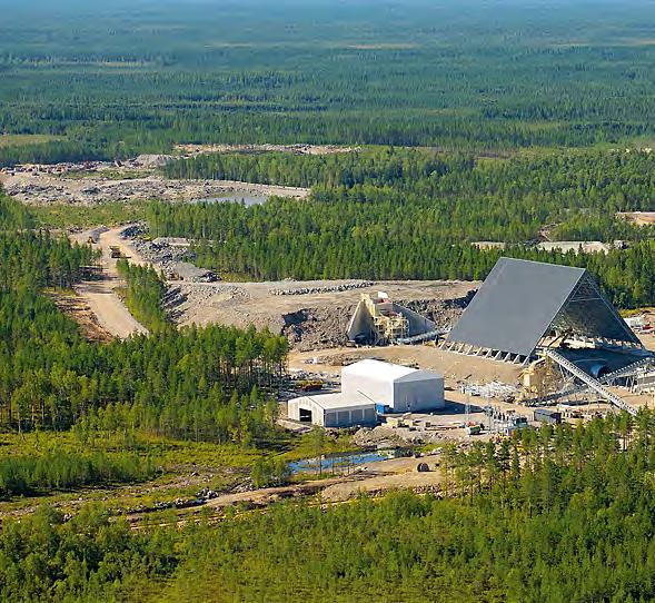 Laivakankaan kultakaivos valmiina täyteen tuotantokapasiteettiin YBT:n Raahen tehdas valmisti ja asensi kahden hallin (Reagents area ja Service building) sokkelielementit Laivakankaan kultakaivokseen