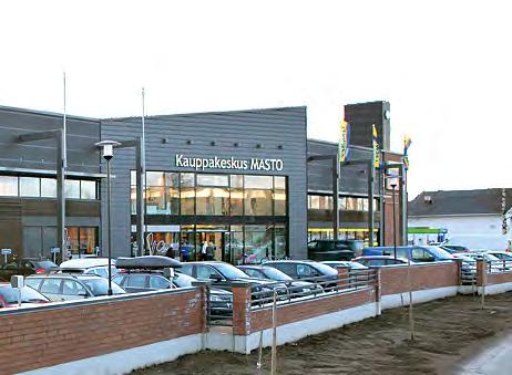 Det imponerande handelscentret Masto i Brahestad YBT:s största enskilda projekt i Brahestad, handelscentret Masto är färdigställt på Ollinkalliontie i Koivuluoto.