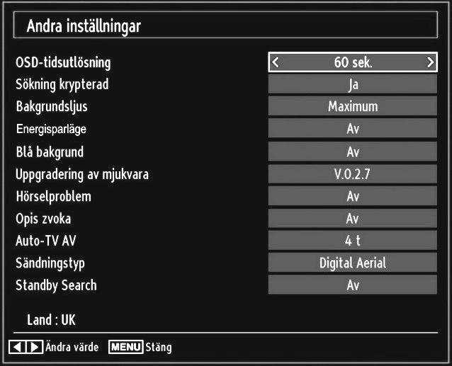 Använd knappen eller för att markera Datum/ tid. Datum, Tid, Tidsinställningar och Tidszon blir tillgängligt. Använd knapparna eller för att markera Tidsinställningar.